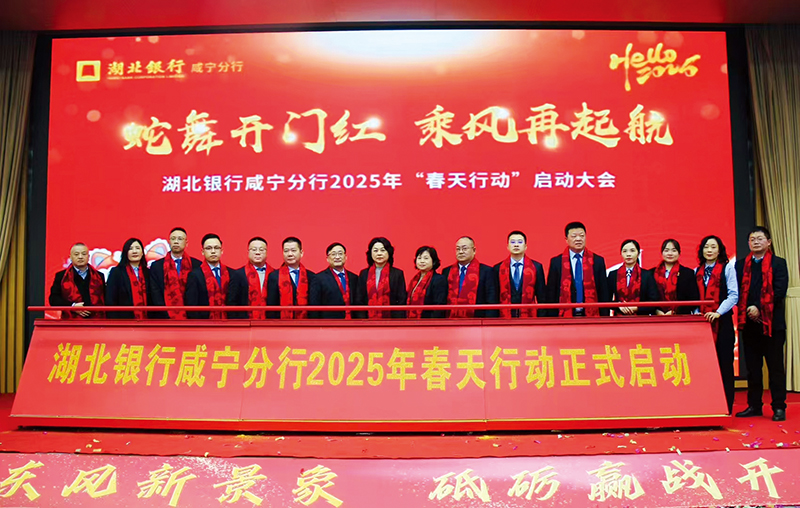 湖北銀行咸寧分行召開(kāi)2025年“春天行動(dòng)”啟動(dòng)會(huì)